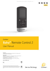 Cochlear Baha Remote Control 2 Mode D'emploi