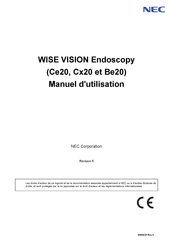 NEC WISE VISION Endoscopy Be20 Manuel D'utilisation