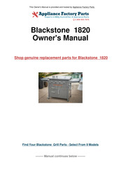 Blackstone PRO 1820 Manuel D'utilisation