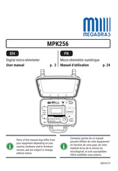 MEGABRAS MPK256 Manuel D'utilisation