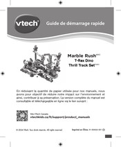 VTech Marble Rush T-Rex Dino Thrill Track Set Guide De Démarrage Rapide