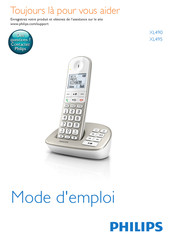 Philips XL495 Mode D'emploi