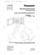 Panasonic NN-H964 Mode D'emploi