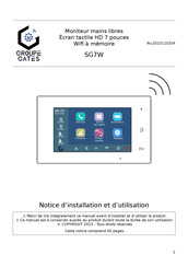 Gates STARGATES SG7W Notice D'installation Et D'utilisation