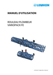 LEMKEN VARIOPACK FE Manuel D'utilisation