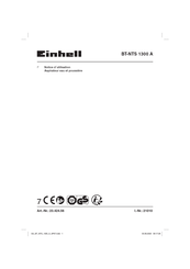 EINHELL BT-NTS 1300 A Notice D'utilisation