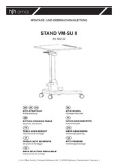 hjh OFFICE STAND VM-SU II 802120 Instructions De Montage