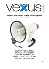 Vexus Audio MEG040 Notice D'utilisation