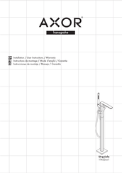 Hansgrohe AXOR Urquiola 114221 Serie Instructions De Montage / Mode D'emploi / Garantie