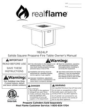 RealFlame 11624LP Manuel D'utilisation