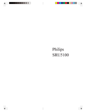 Philips SRU5100/27 Mode D'emploi