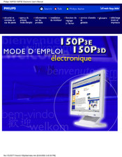 Philips 150P3D Mode D'emploi