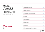 Pioneer HTP-076D Mode D'emploi