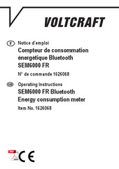 VOLTCRAFT 1626068 Notice D'emploi