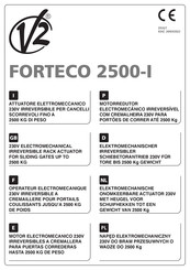 V2 FORTECO 2500-I Mode D'emploi