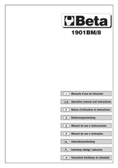 Beta 1901BM/8 Notice D'utilisation Et Instructions