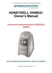 Honeywell QuickSTEAM HWM-335 Manuel D'utilisation