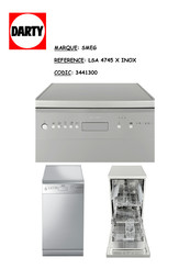 Smeg LSA 4745 X INOX Notice D'utilisation