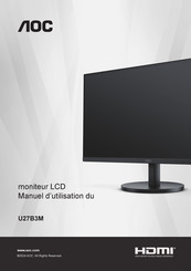 AOC U27B3M Manuel D'utilisation