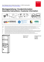 Rauch M1858 Instructions De Montage