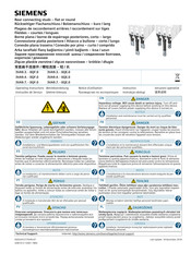 Siemens 3VA9134-0QF00 Notice D'utilisation