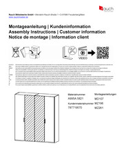 Rauch Henderson A995A.5821 Instructions De Montage