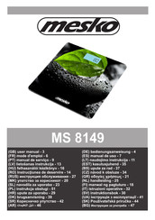 Mesko MS 8149 Mode D'emploi