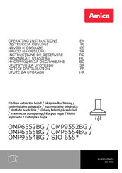 Amica SIO 655 Série Notice D'utilisation