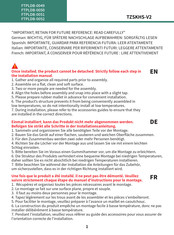 YitaHome FTPLDB-0052 Instructions D'assemblage