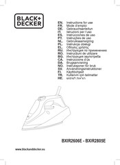 Black & Decker BXIR2805E Mode D'emploi