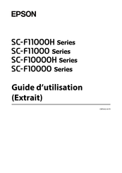 Epson SC-F10000H Serie Guide D'utilisation