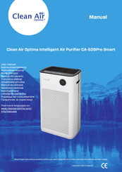 Clean Air Optima CA-509Pro Smart Mode D'emploi