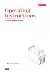 Fronius TPS 500i Instructions D'opération