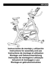 BH FITNESS H9135A Instructions De Montage Et Utilisation