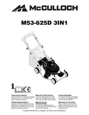 McCulloch M53-625D 3IN1 Manuel D'instructions