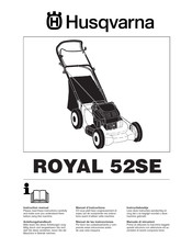 Husqvarna ROYAL 52SE Manuel D'instructions