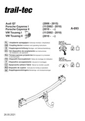 Trail-Tec A-093 Notice De Montage Et D'utilisation