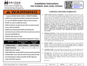 Horizon Global 06186 Instructions D'installation