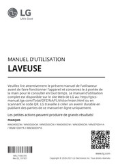 LG WM3600HA Série Manuel D'utilisation