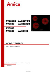 Amica AV2527/1 Mode D'emploi