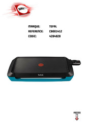 TEFAL PLANCHA SIMPLY INVENTS CB661412 Mode D'emploi