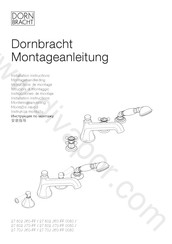 Dornbracht 27 703 360-FF 0050 Instructions De Montage