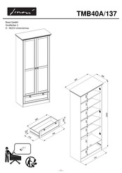 finori TMB40A/137 Instructions D'assemblage