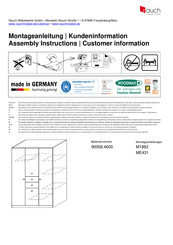 Rauch Landsberg 90058.4600 Instructions De Montage