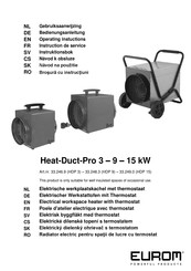 EUROM 332490 Instructions De Service