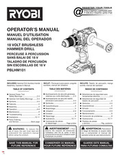 Ryobi PBLHM101 Manuel D'utilisation