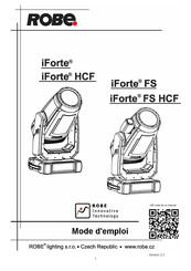 Robe iForte FS HCF Mode D'emploi