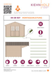 Kiehn-Holz KH 28-027 Instructions De Montage