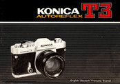 Konica AUTOREFLEX T3 Mode D'emploi