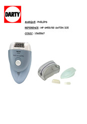 Philips SATIN-ICE HP6459 Mode D'emploi